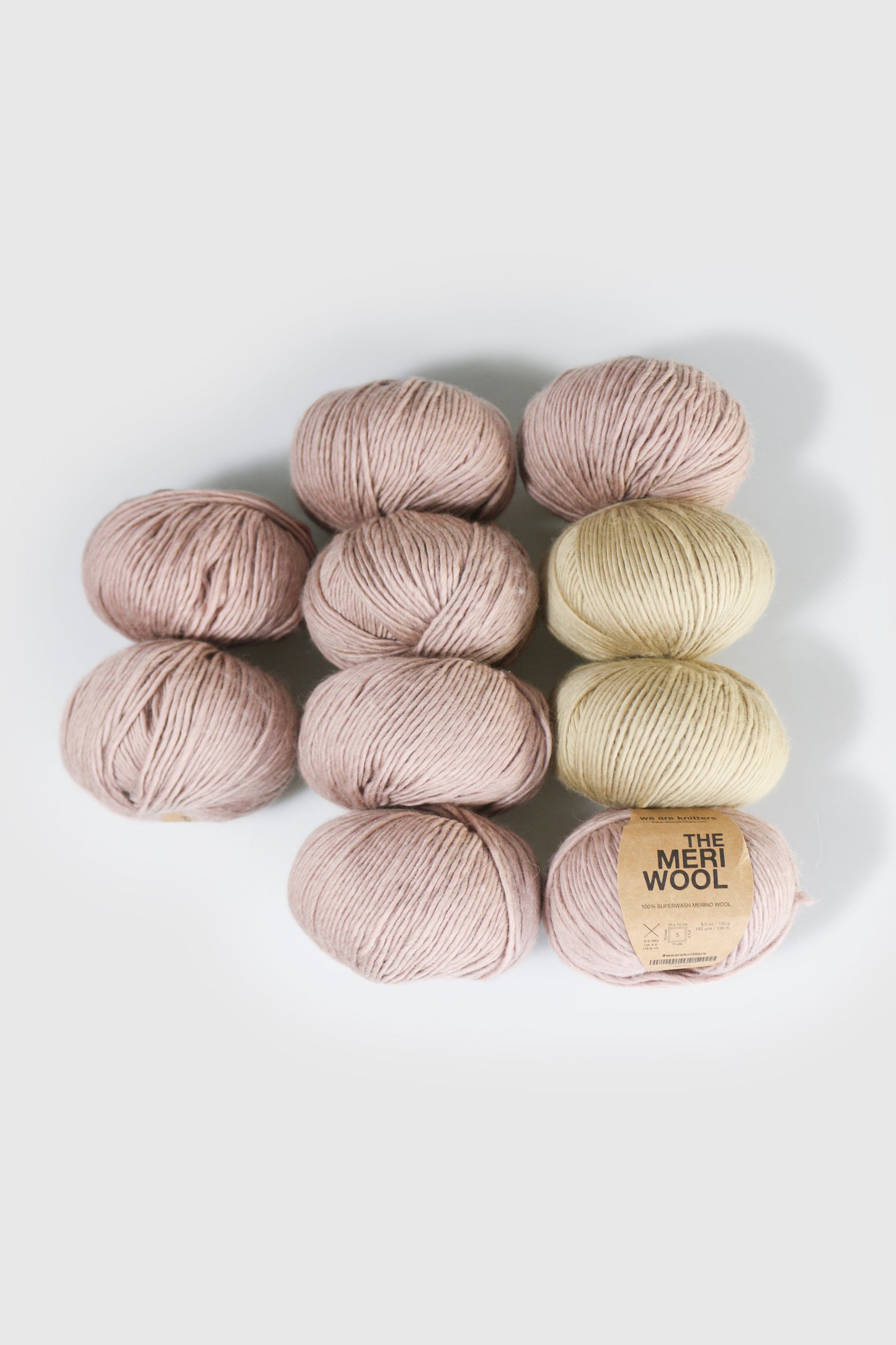 10-pakning Meriwool garnnøster