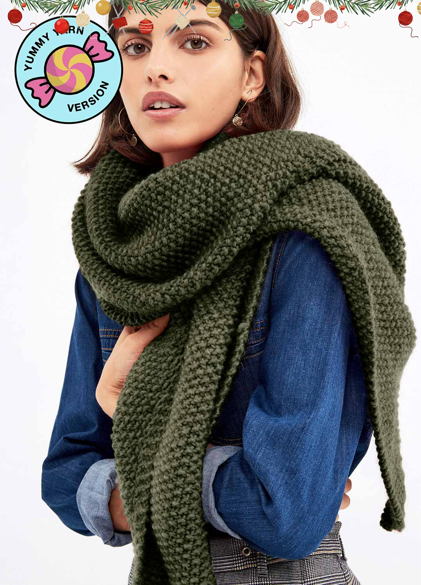 fine knit shawl