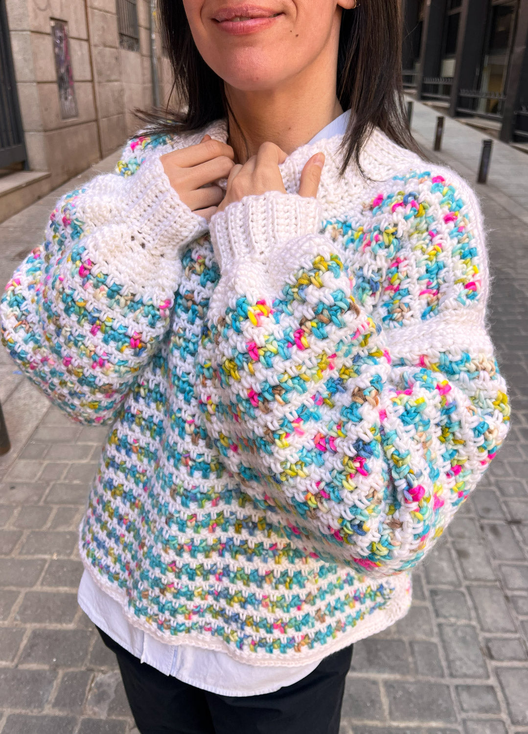 Stripe a Pose Sweater Kit x @crochethighway - Yummy Version