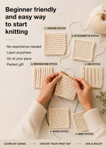 Snood - Beginner Sampler Kit - Learn The Basics Knitting Kit