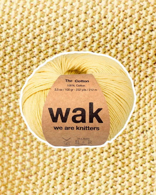 5-pakning med garnnøster av bomull