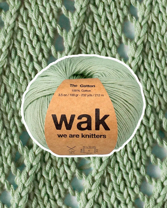 10-pakning med garnnøster av bomull