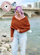 Easy Eyelet Sweater Scarf x @knitatude Kit - Petite Premium Version