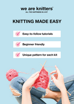 Stitch Sampler Kit: Learn The Basics Knitting Kit - Make your first Snood