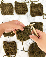 Stitch Sampler Kit: Learn The Basics Knitting Kit - Make your first Snood