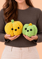 The Knitty Pumpkins - Easy Knitted Pumpkins Kit