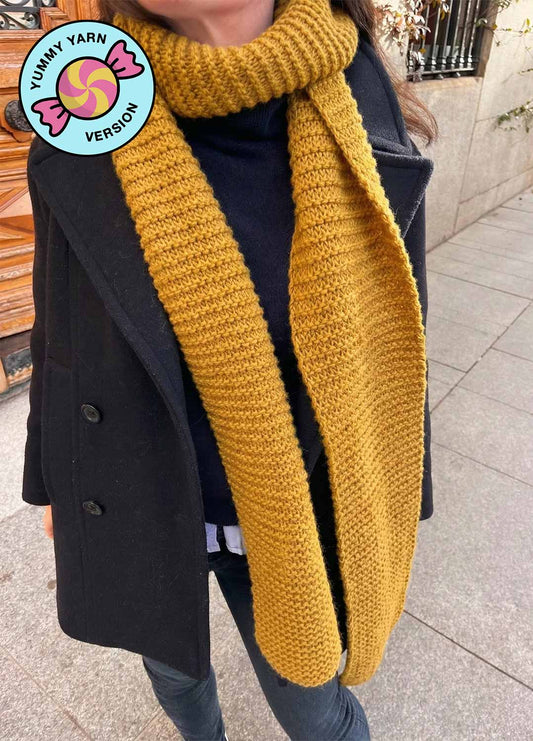 Vega Scarf Kit - Yummy Yarn Fine Version