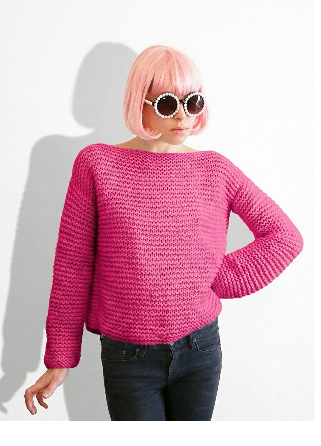 Chewing Gum Sweater x @trustthemojo Kit - Yummy Yarn Fine Version