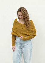 Easy Eyelet Sweater Scarf x @knitatude Kit - Yummy Yarn Fine Version