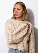 Ginkgo Sweater Kit - Yummy Yarn Fine Version