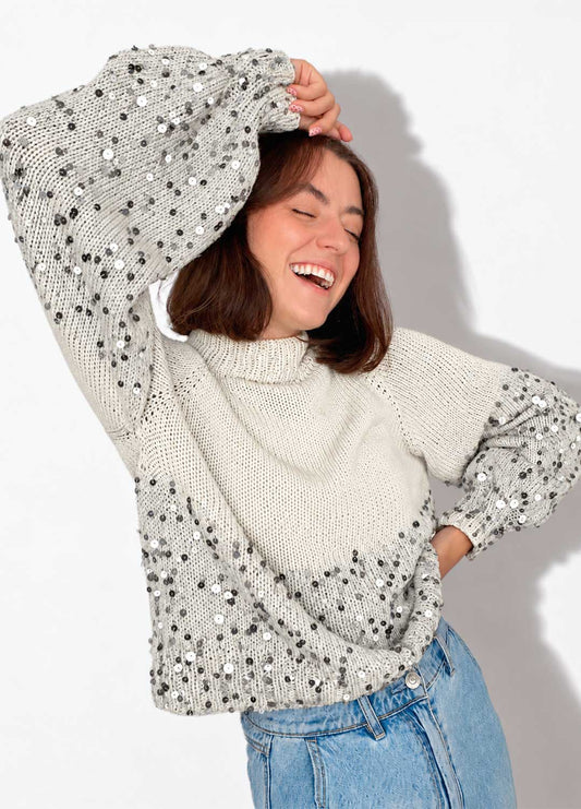 The Rainbow Dancing Queen Sweater Kit x @paula.on.knits
