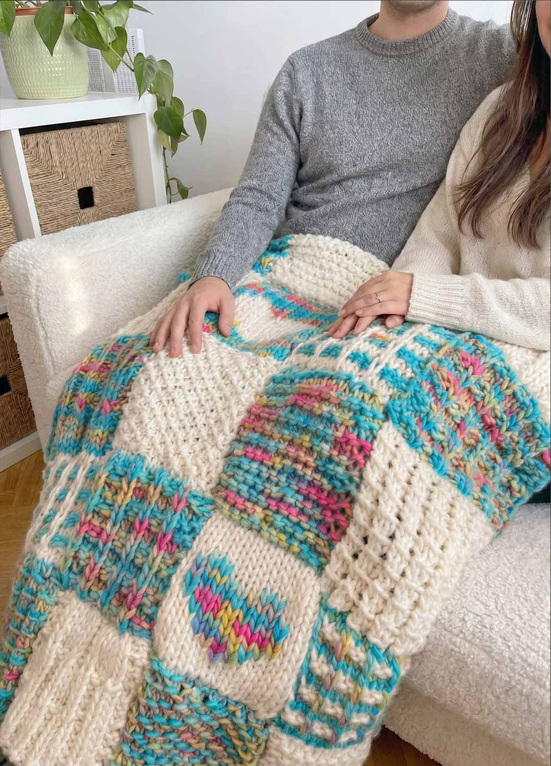 Love Stitch Sampler Blanket Kit - Yummy Version